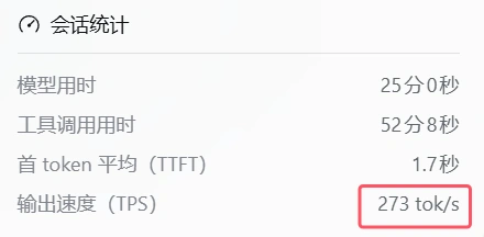 token输出速度惊人